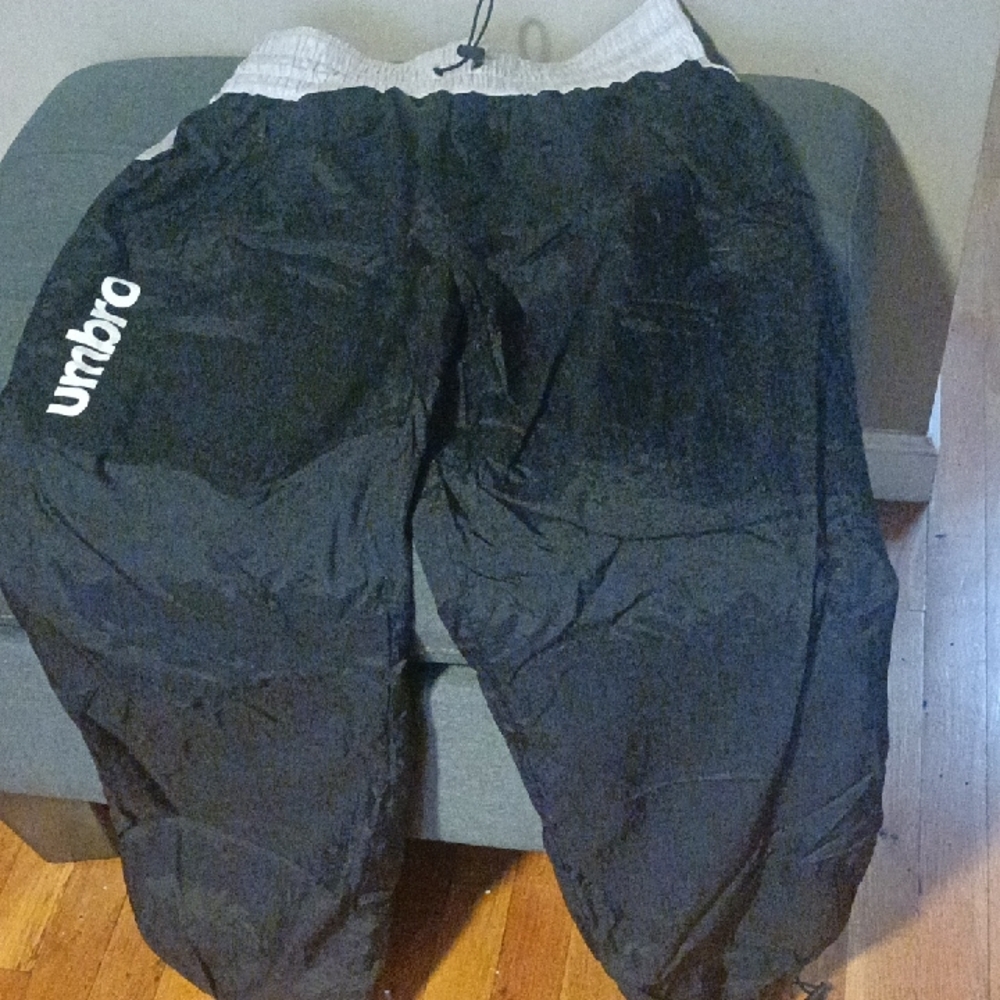 Umbro Kids Black and Gray Joggers